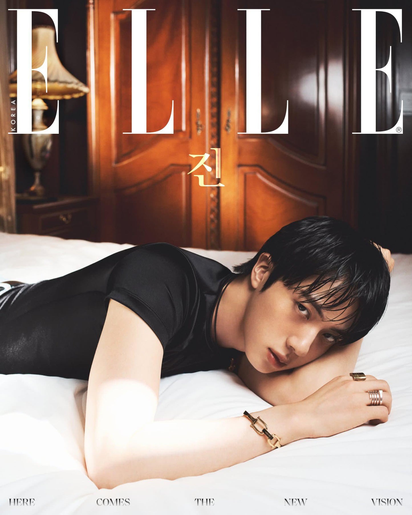 BTS JIN X Elle Korea 2026 July Cover