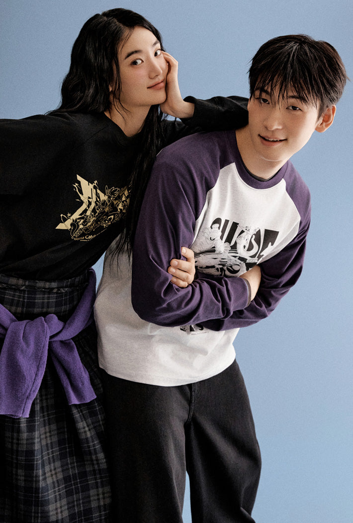 [Pokemon] Long Sleeve T-shirt (PURPLE) - Kgifts.shop