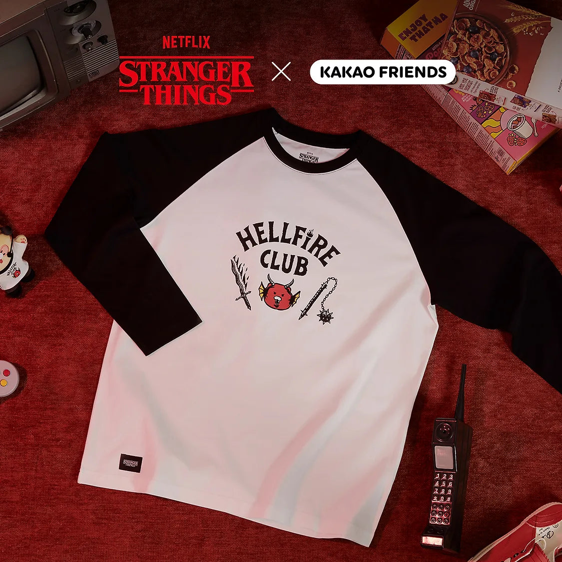 Stranger Thing X Friends Cloth Merch