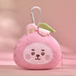 BT21 PEACH HOLIC FACE POUCH KEYRING