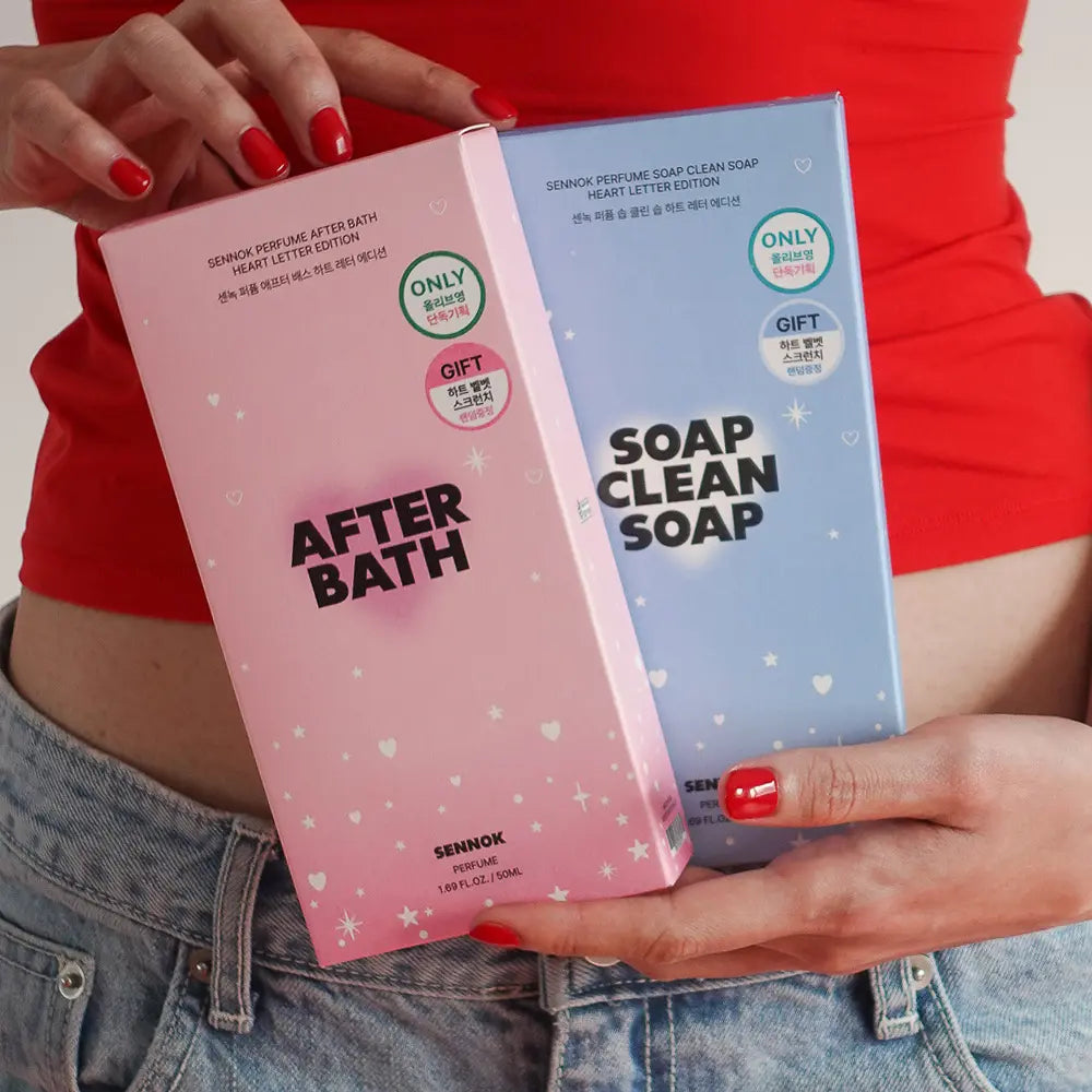 [Heart Letter Edition] Sennok Perfumes + Scrunchies/Lipbalm Keyring - Kgifts.shop