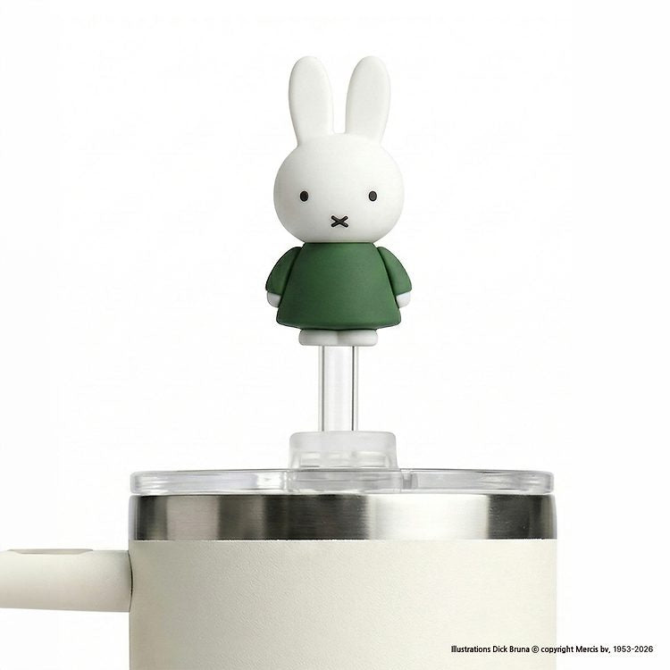 Miffy Matcha Series High Capacity Stainless steel Tumbler 887ml (Tumbler Keyring, Straw Cap)