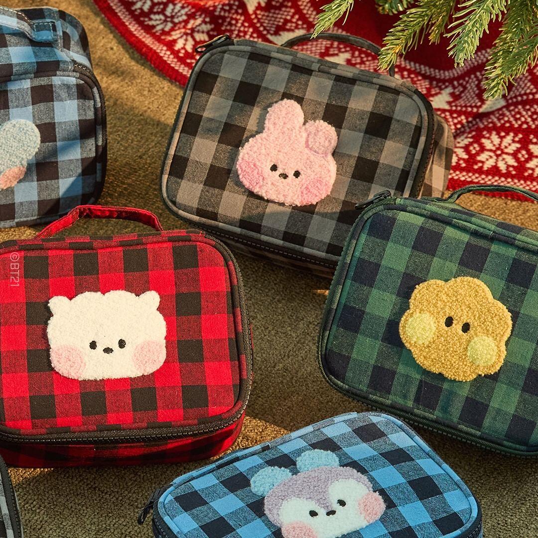 BT21 Minini Chekered Pouch