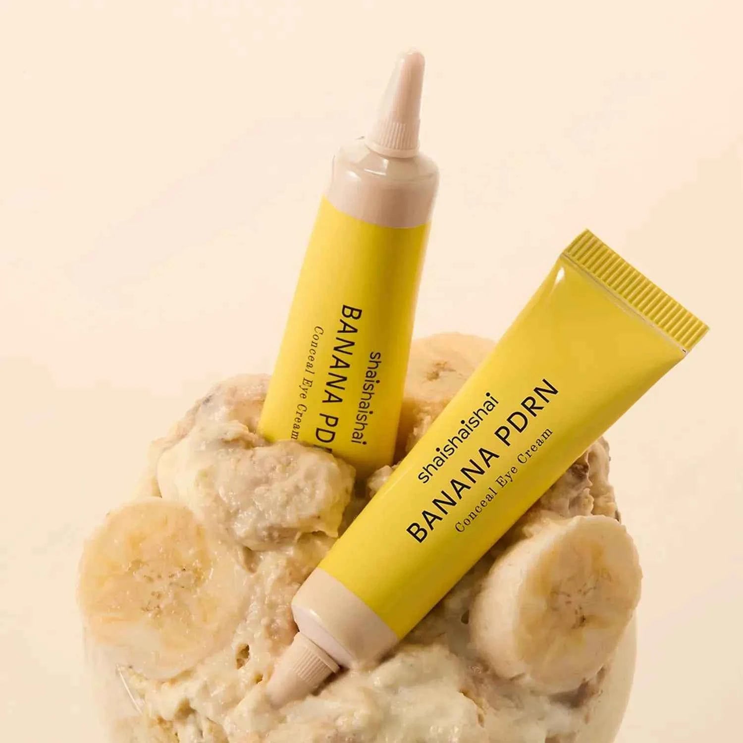 Shaishaishai Banana PDRN Conceal Eye Cream 15g Special Set (+ Minions Keycap Keyring)