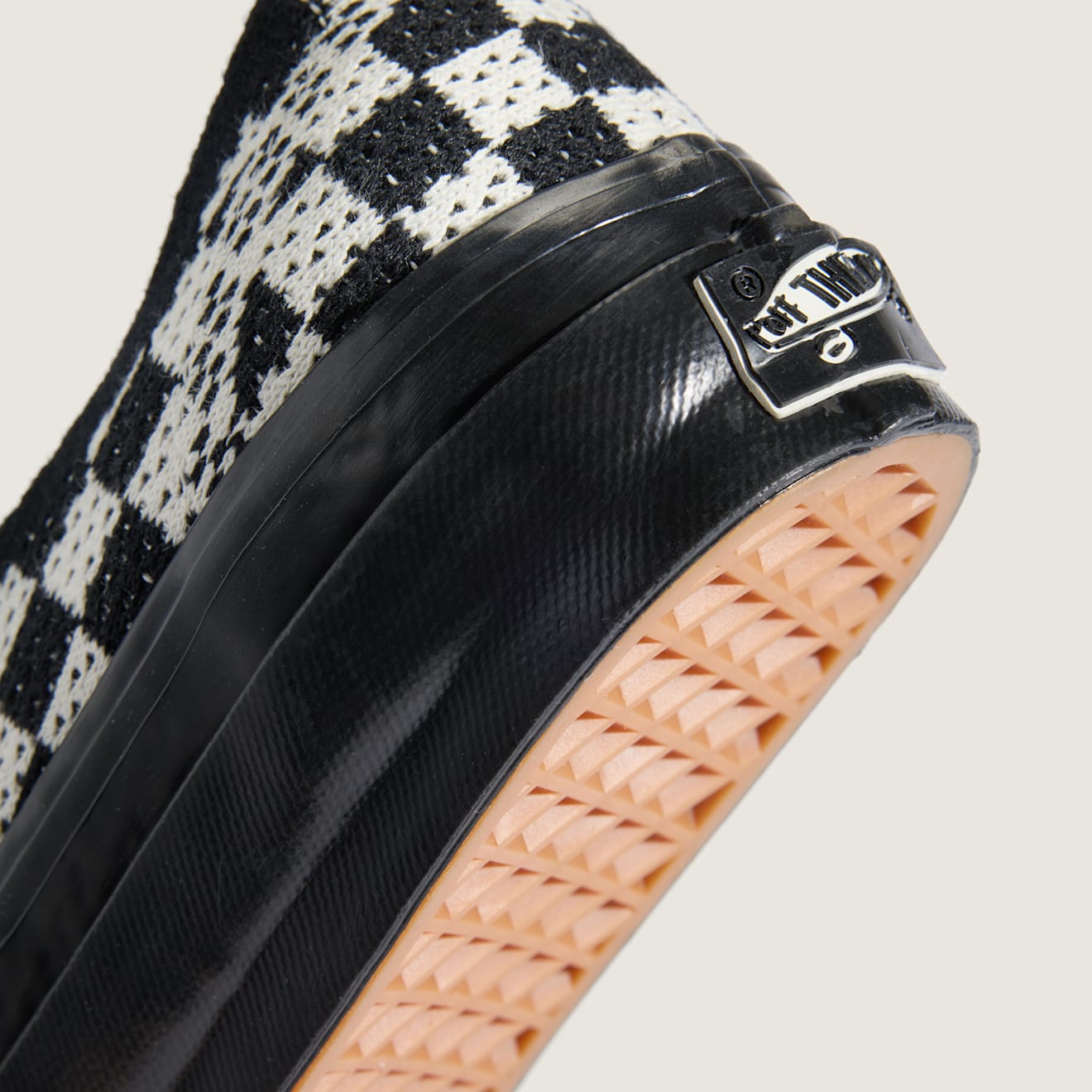 Vans Premium Authentic 44 Engineered Knit Punk Check ( Black )