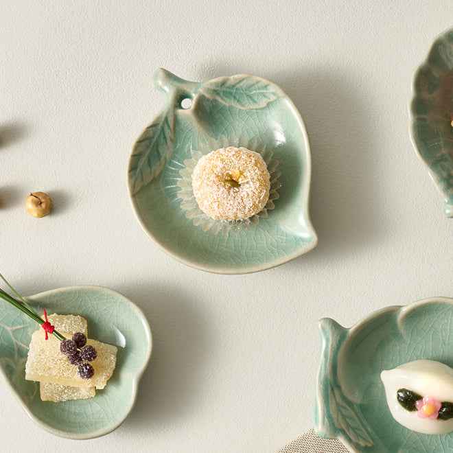 MU:DS Plum Celadon Tea Set (3 pieces)(+Munch's Bag)