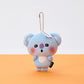 BT21 Today's Face Heartbeat Plush Keyring