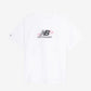 IU x New Balance Flower Logo Short Sleeve T-shirt White(Semi Over Fit)