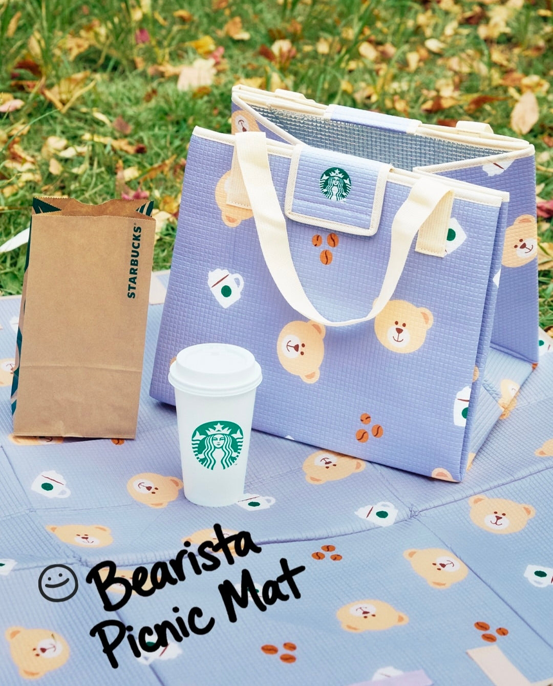 Starbucks Korea Bearista Picnic Mat