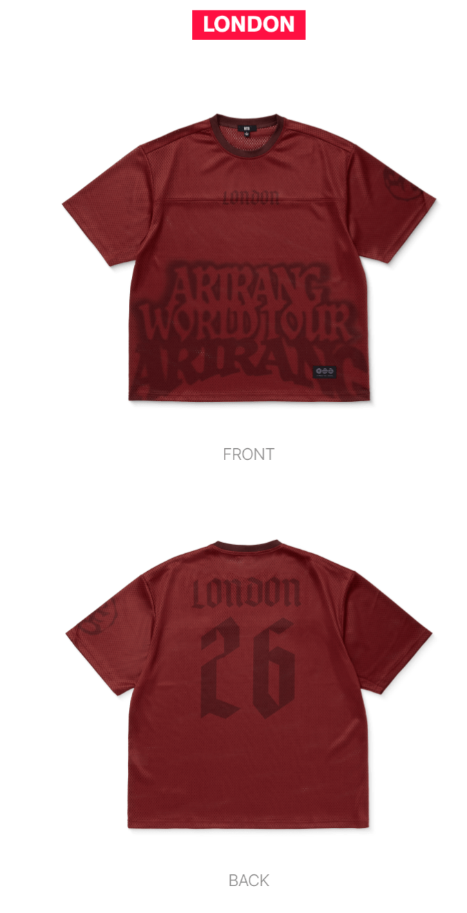 BTS Tour Jersey_Europe