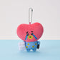 BT21 Today's Face Tear Drop Plush Keyring