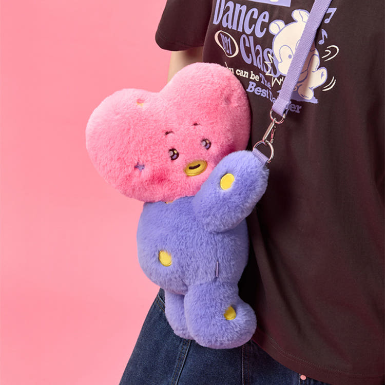 BT21 Hug Me Plush Crossbody Bag The Journey | Kgifts.shop