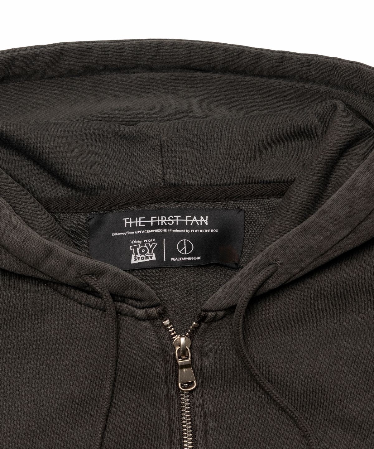 The First Fan Zip up Hoodie 02 Dark Gray