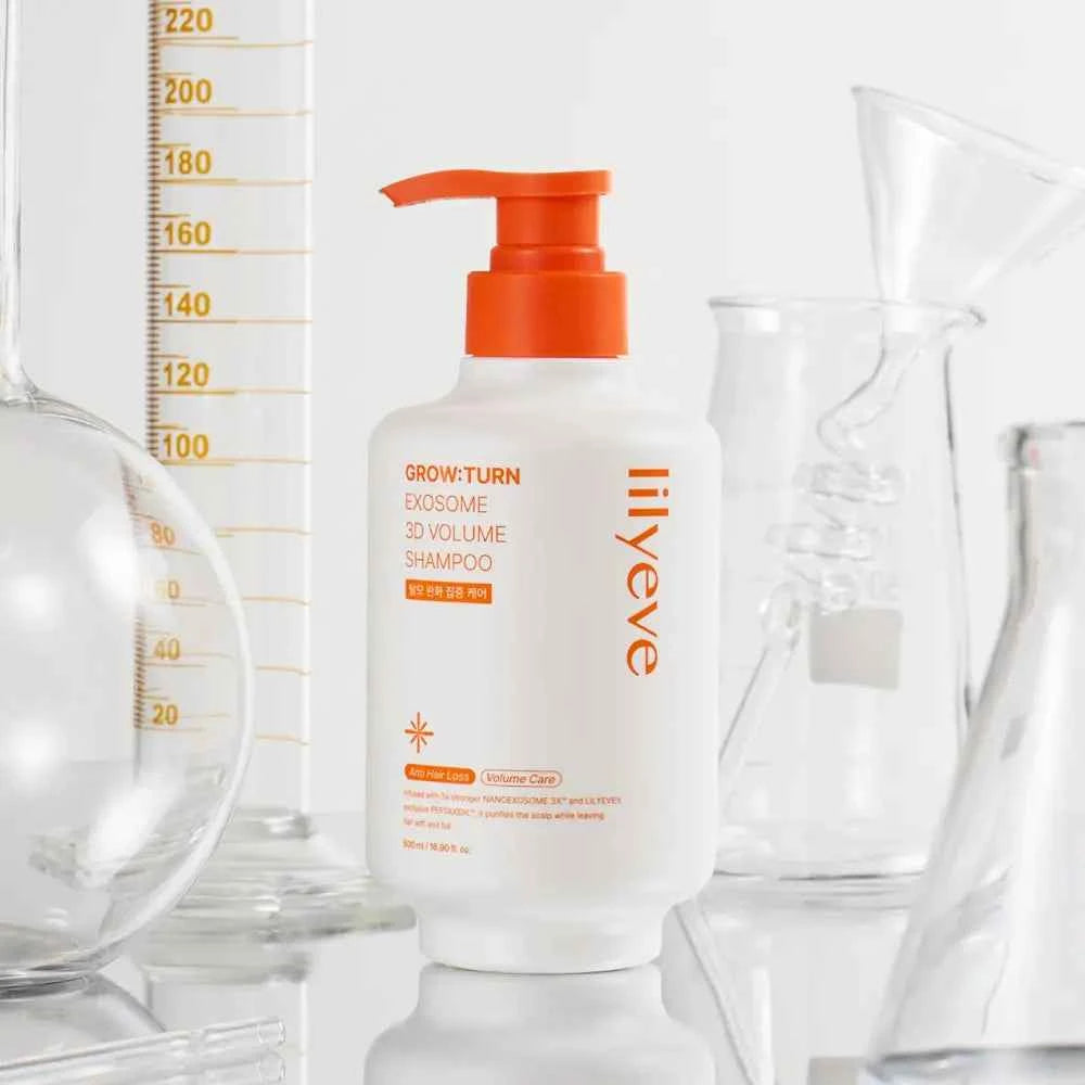 Lilyeve Relief Growton 3D Volume Shampoo Large Capacity 500ml + Pouch