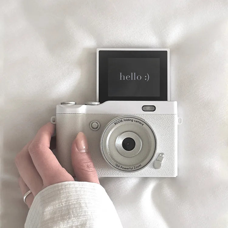 Booie Folding Camera + Free SD Card, Bead Strap, and Reader