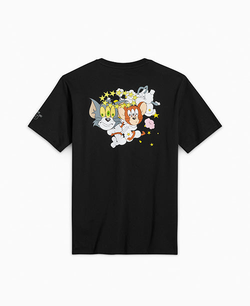 Tom & Jerry Graphic T-shirt Black