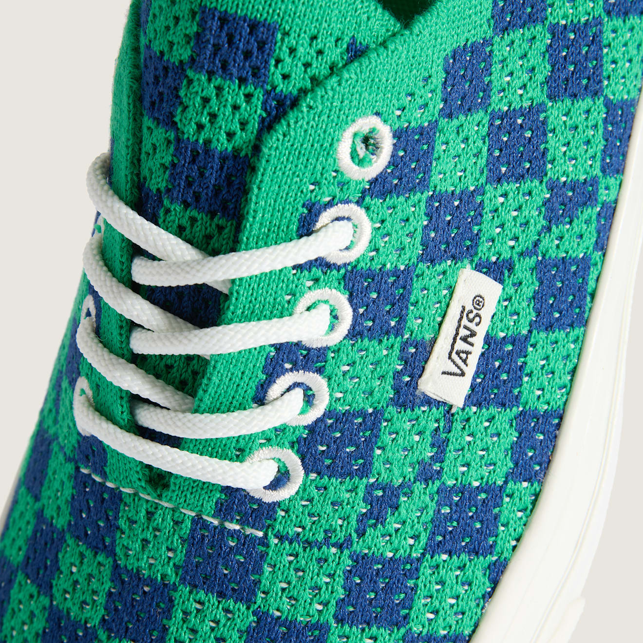Vans Premium Authentic 44 Engineered Knit Punk Check ( Green )