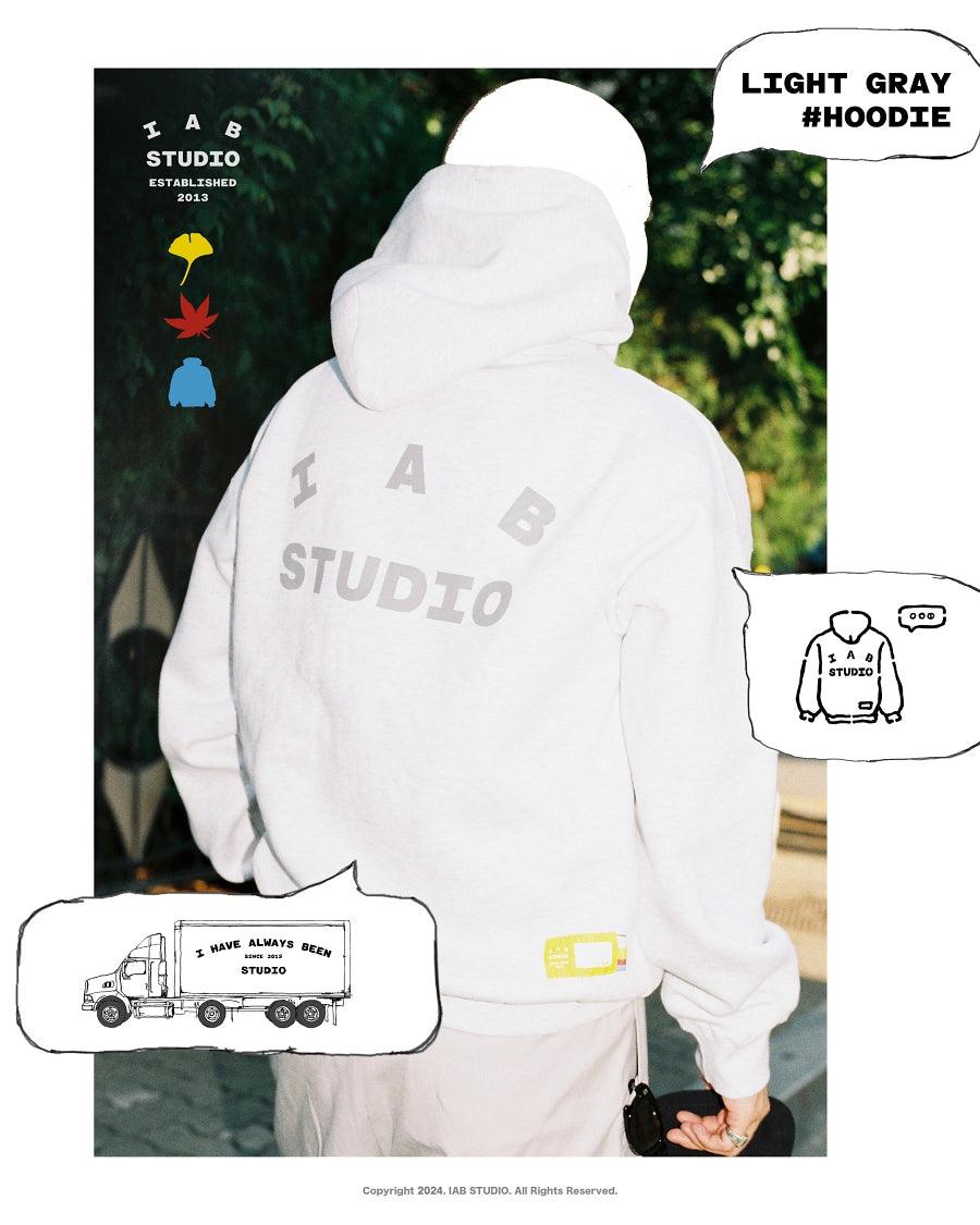 IAB STUDIO 24’ Light Gray Hoodie (GRAY)’