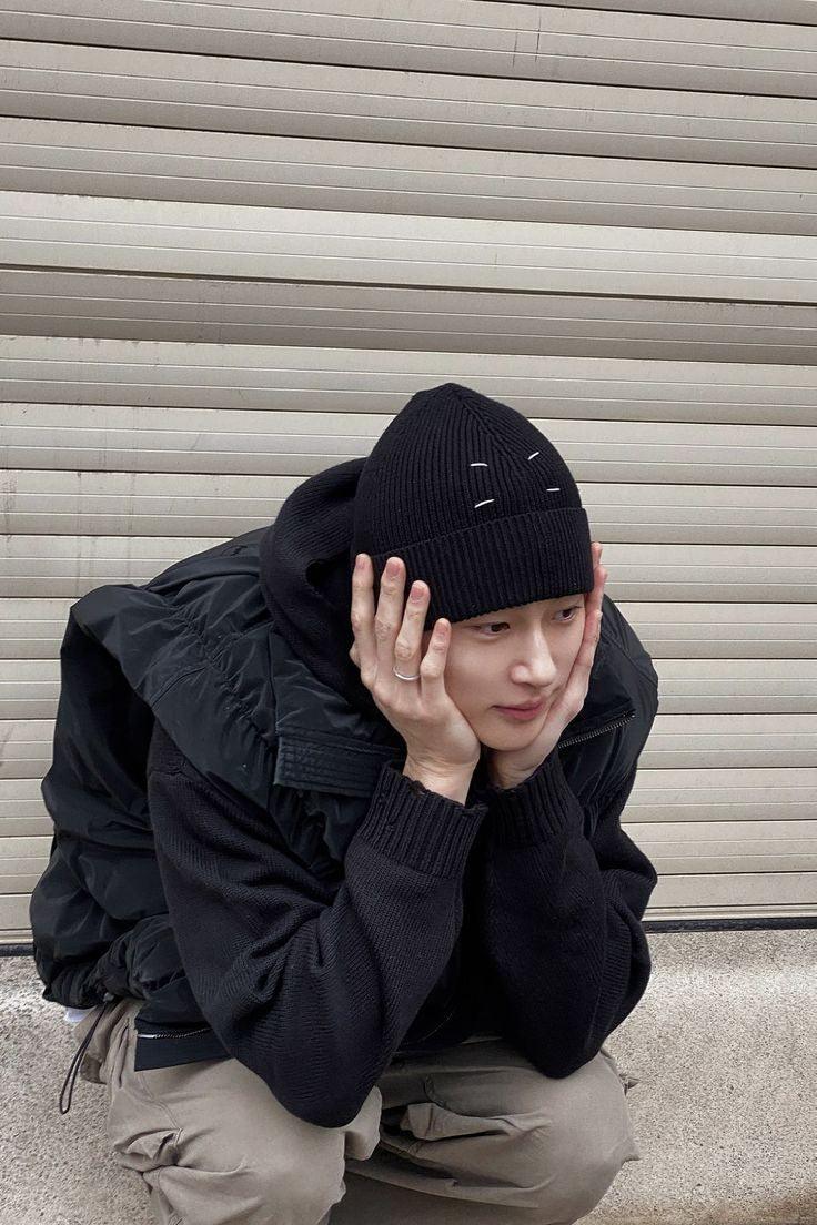 Maison Margiela Forstitch Beanie Black (Byeonwooseok Pick)