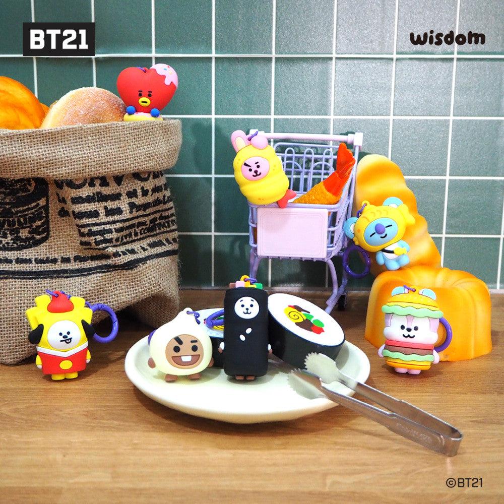 BT21 K-FOOD Figure Keyring