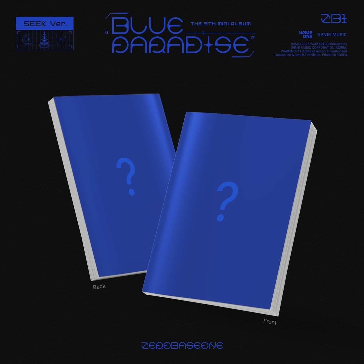 Zerobaseone- The 5th mini album [ Blue Paradise] Photobook ver.[Pre Order]