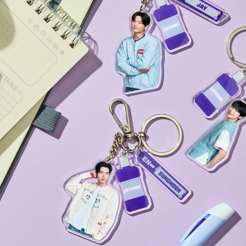 [Enhyphen Polaroid+ Keychain] (No mouth wash)