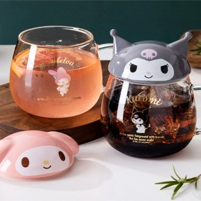 Sanrio 3D Lid Glass Cup (400mL)