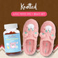 Knotted Multi Vitamin Jelly Gummy+ Cozy Indoor Slipper