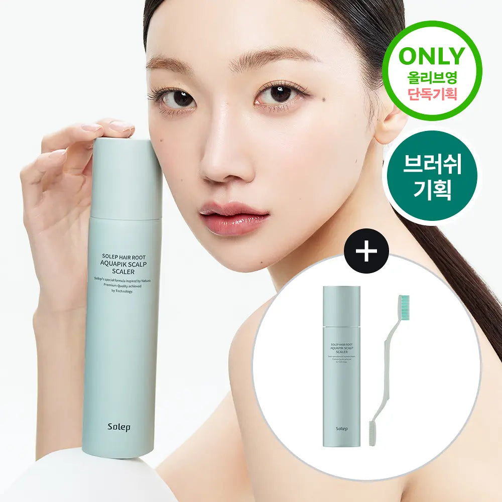 Solep scalp scaler 250ml + brush plan