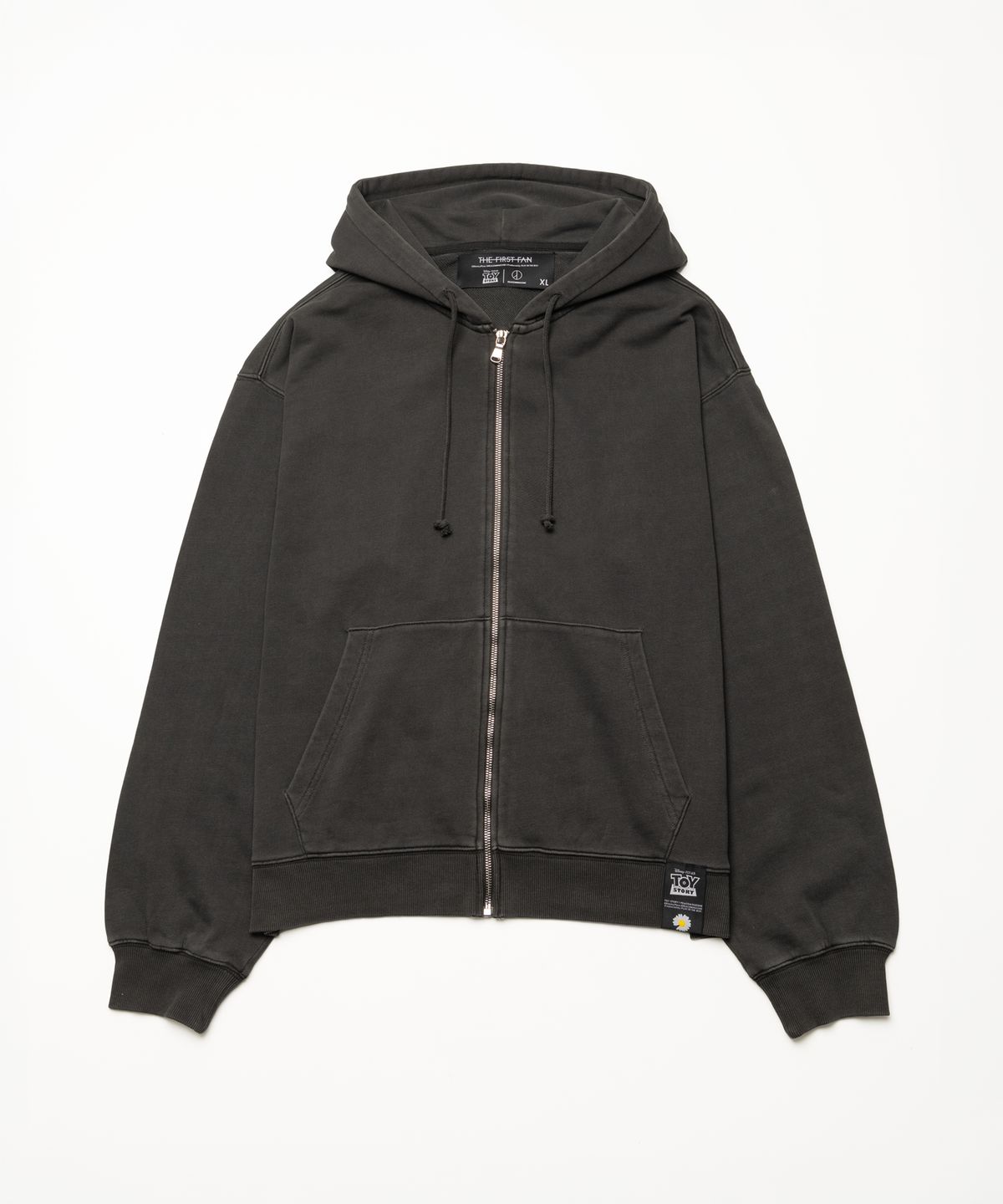 The First Fan Zip up Hoodie 03 Dark Gray