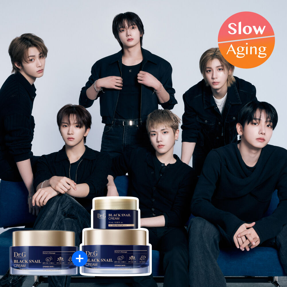 [Boynextdoor Polaroid] Dr.G Black Snail Cream 50ml 1+1 Free Gift (+15ml Additional Gift)