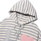 I LOVE APPLIQUE HOOD ZIP-UP MELANGE (Worn By Ive Rei)