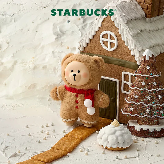 Starbucks "Together for sweet moments" Cookie Mello Ginger Bearista Keychain