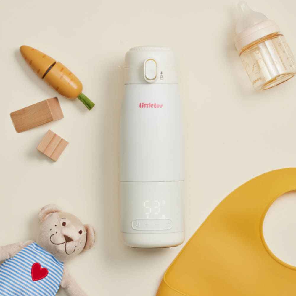 Lock & Lock Little Love Heated Tumbler Wireless Portable Formula Kettle 500ML