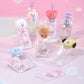 BT21 CLEAR PLUSH POUCH KEYRING BEYOND THE JOURNEY