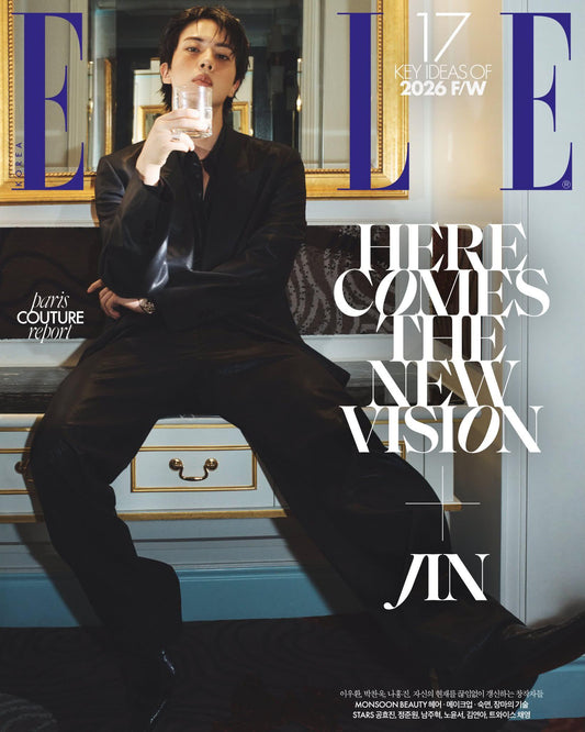 BTS JIN X Elle Korea 2026 July Cover