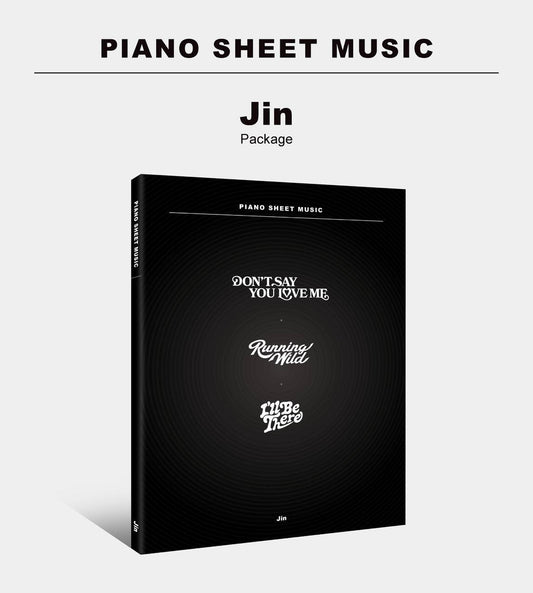 BTS PIANO SHEET MUSIC : Jin (Package)