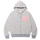 I LOVE APPLIQUE HOOD ZIP-UP MELANGE (Worn By Ive Rei)