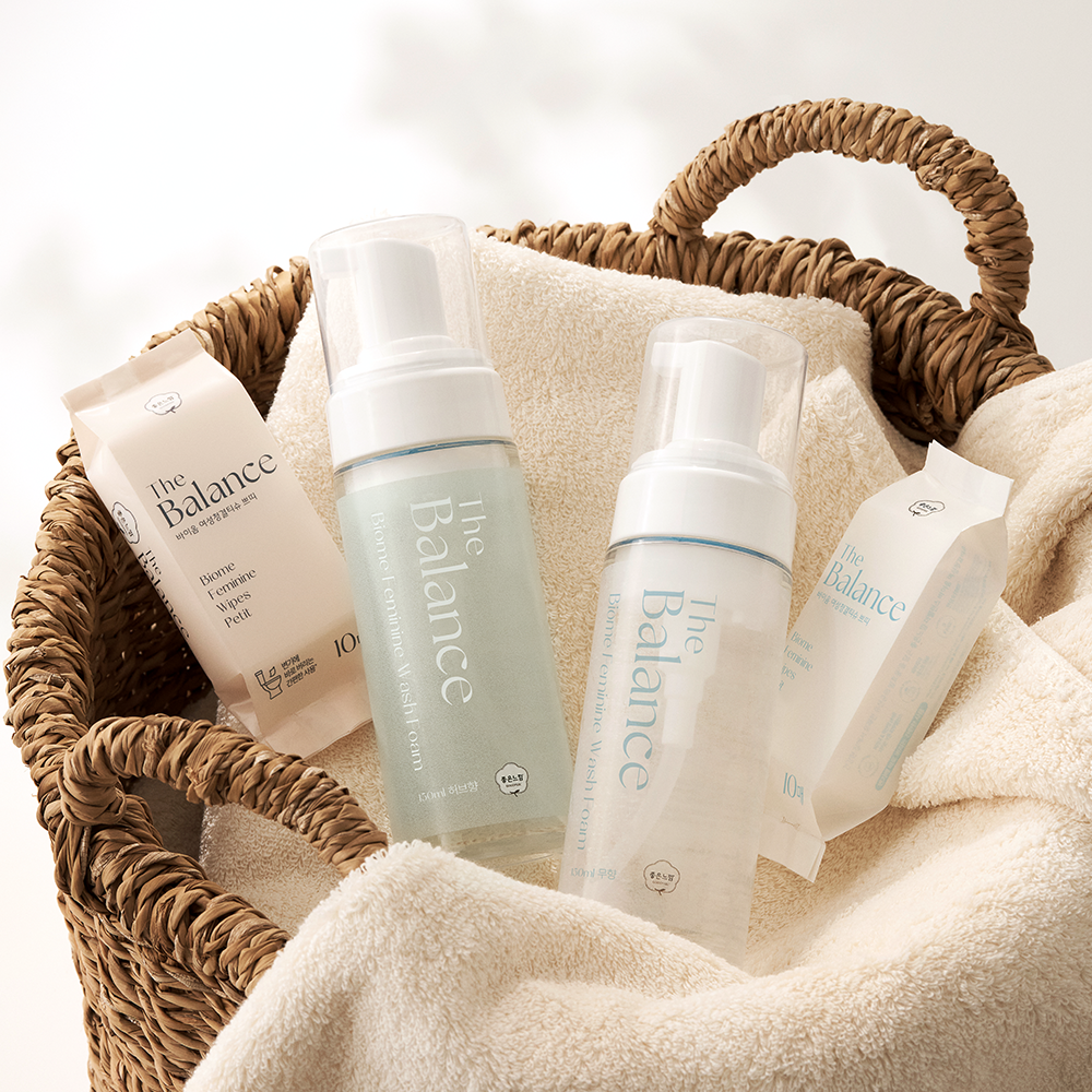 The Balance Biome Feminine Cleanser Foam/Cleansing Tissue