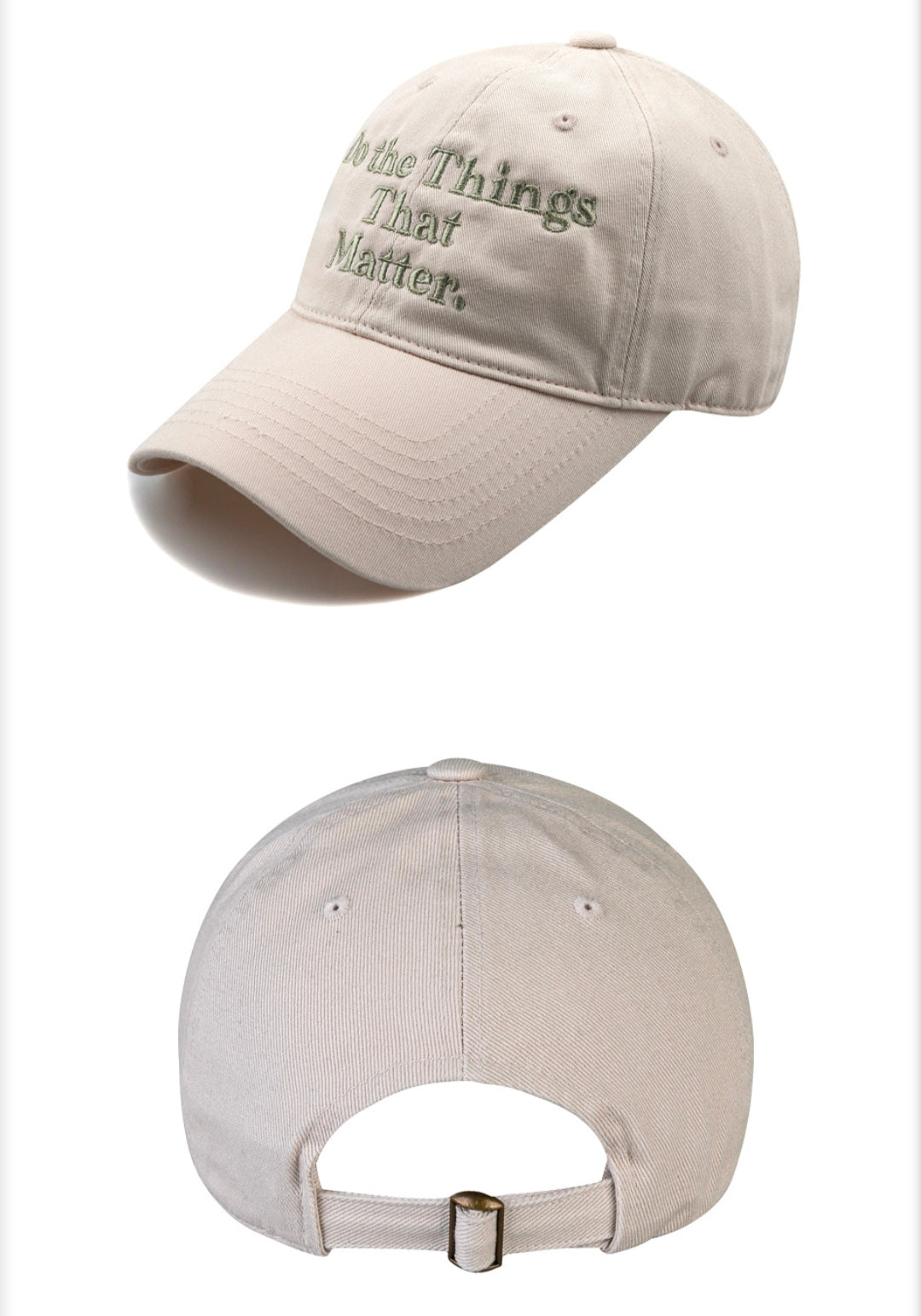 That Matter Washing Ball Cap - Light Beige (Worn By Wonwoo)