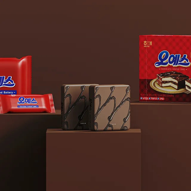 [Haitai Confectionery X Miniduct] "Don't eat it!!" Oh Yes MagSafe Auxiliary Battery
