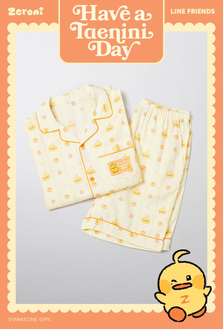 [Spao x Zeroni] Short Sleeve Pyjama Set