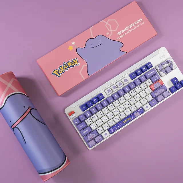 ポケモン ピカチュウ キーボード K855 無線 韓国限定 Logitech Pokemon K855 Keycap Set Wireless Mechanical Keyboard (Authentic