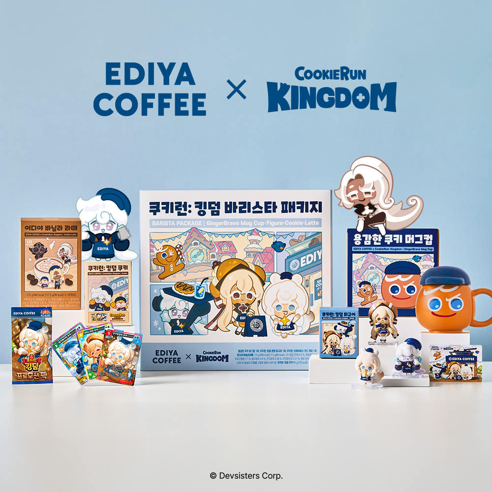 Ediya Coffee x Cookie Run: Kingdom Barista Package