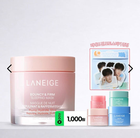 [Gift of Jin Photo Sticker] Laneige Bouncy & Firm Sleeping Mask 60ml Anti-aging Firming Sleeping Pack