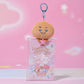 BT21 CLEAR PLUSH POUCH KEYRING BEYOND THE JOURNEY