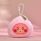 BT21 PEACH HOLIC FACE POUCH KEYRING
