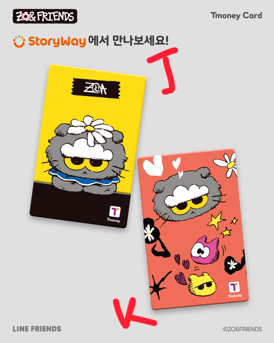 Zo & Friends Tmoney Card