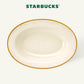 Starbucks "Together for sweet moments" Melo Delight Oval Pasta Plate