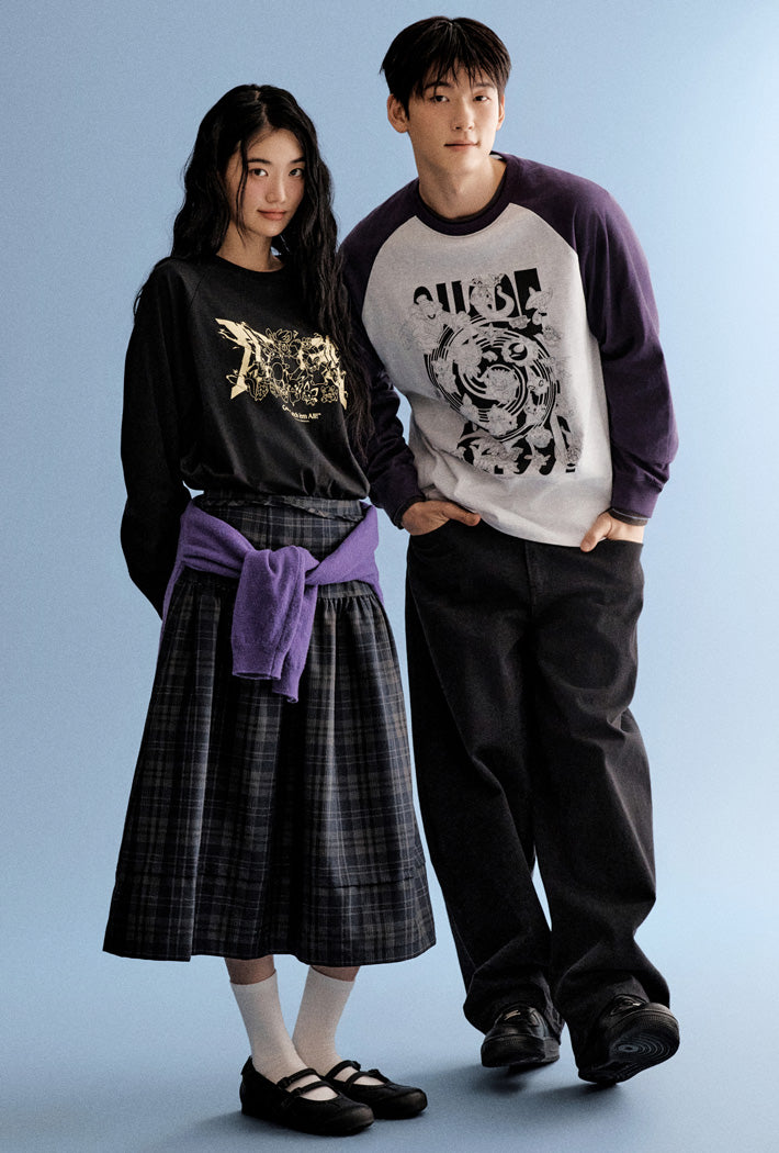 [Pokemon] Long Sleeve T-shirt (PURPLE) - Kgifts.shop